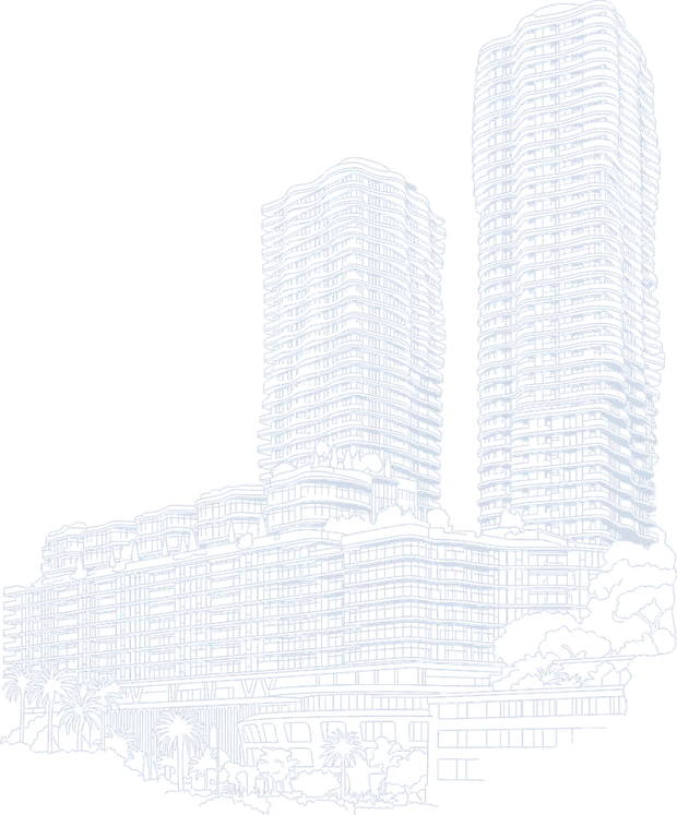 Testimonio II · Monaco — line illustration